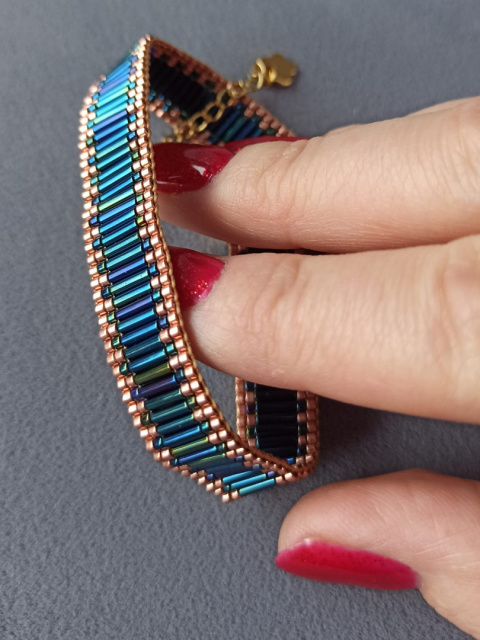 Bransoletka Tkana Sapphire Whispers Bransoletka Tkana Sapphire Whispers