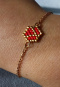 Bransoletka - Minimalism Red