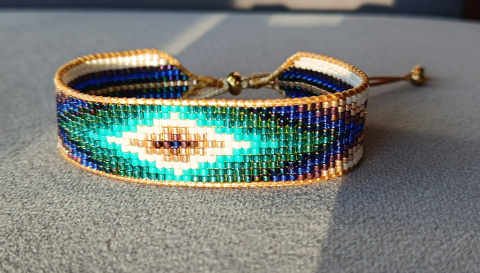 Bransoletka w stylu boho mystic ocean Bransoletka w stylu boho mystic ocean